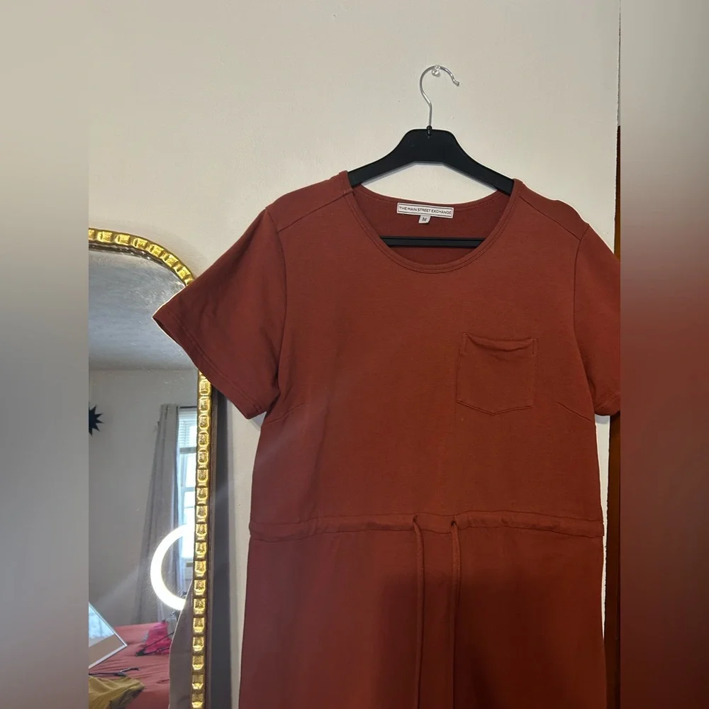 Main Street Exchange Terracotta Dress - Picture 2 of 4